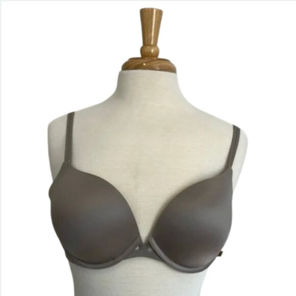 Victoria’s Secret Very Sexy Push-up bra 34D gray/tan color - Picture 1 of 6